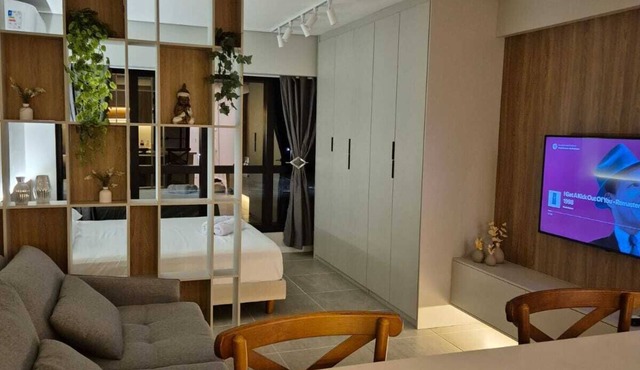New and cozy studio apartment with a pool, close to the beaches of the South of the Island.