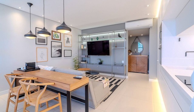 Partial Sea View | Food Hall | Pool #CA78 in Florianópolis