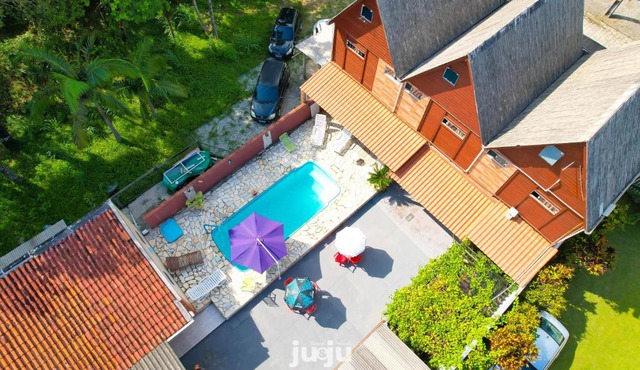 Recanto Pousada JU&JU Chalé com PISCINA COMPARTILHADA