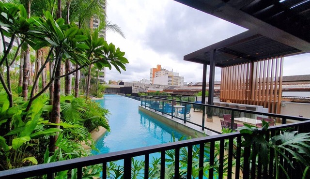 Resort, Piscina e Natureza em SP in Brás São Paulo
