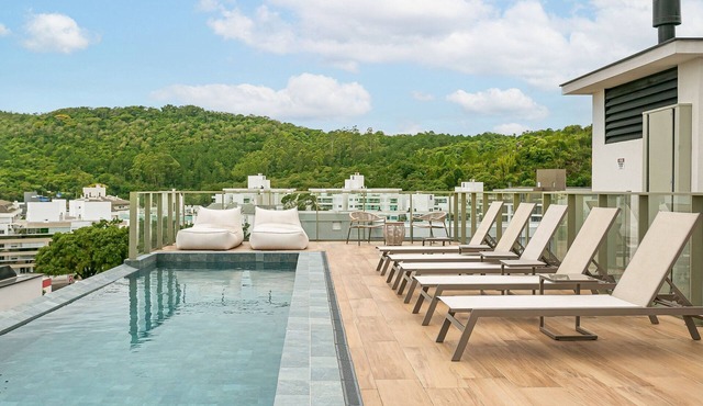 Rooftop Pool | Jurerê | 300 MB Wi-Fi JA37#