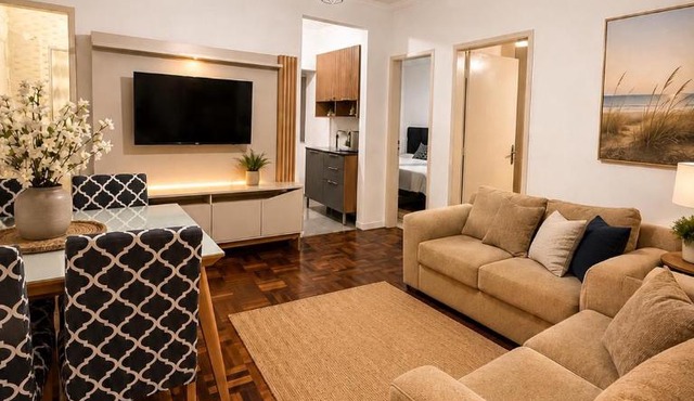 Roupa cama Wi-Fi garagem ar Cond beira mar 50 m