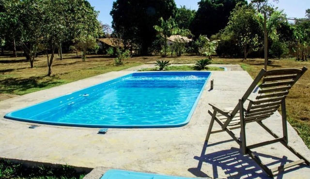 Rustic Farm with Pool Near Curvelo in Corinto