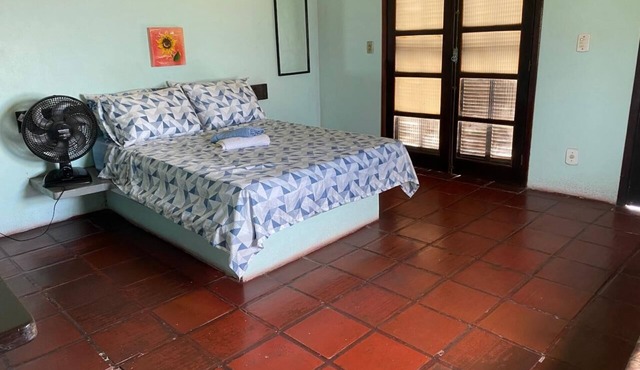 Simple ground floor apartment with exclusive walkway to the lagoon.