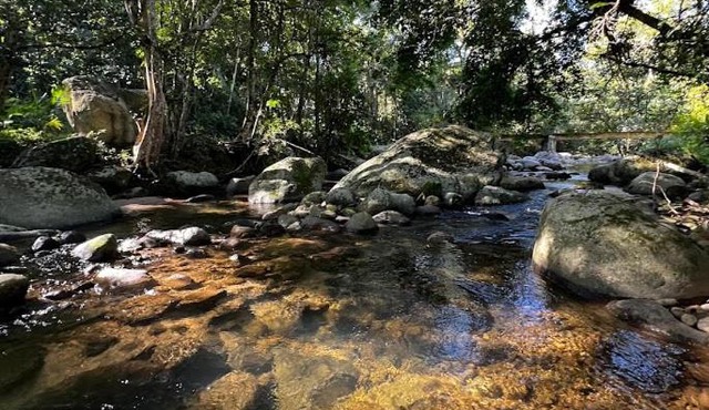 Sitio Sonho Meu com Cachoeira ao fundos