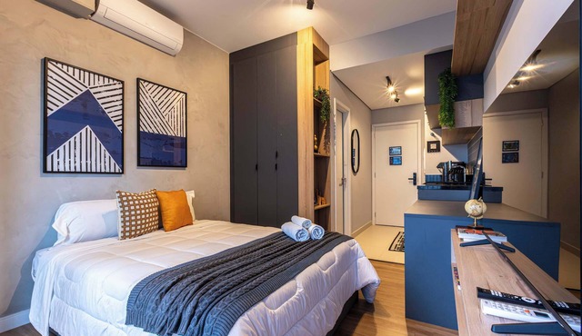 Studio Completo a 5min do Metrô Madalena | HV108 in Vila Madalena