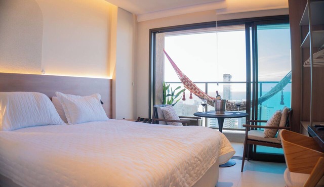 Studio Duna | 25th floor | Meireles | with Rooftop and Restaurant | 350m from the Beach in Fortaleza