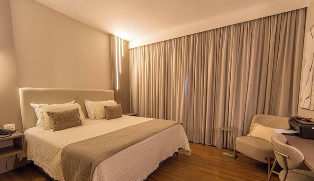 Studio em Santos com lazer completo perto da praia