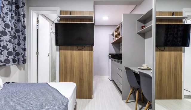 Studio lindamente decorado! Ideal para casal! 1