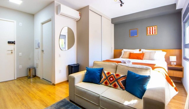 Studio Moderno com Varanda - Moema in São Paulo