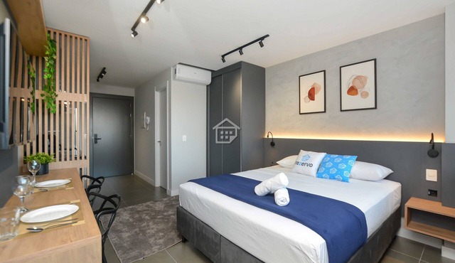 Studio Moderno e Elegante na Carlos Gomes
