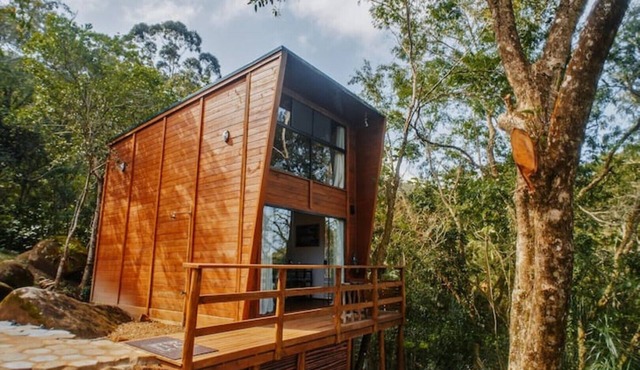 Studio Turmalina, overlooking the sea, dunes and lagoon.