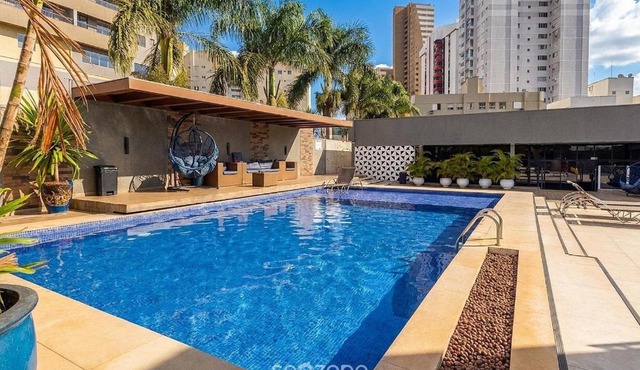 Studio with balcony in cond. with pool CRY2208 in Goiânia
