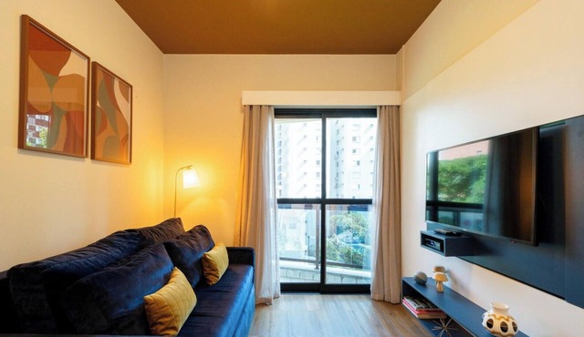 Studio with Parking Space in the Heart of Itaim in São Paulo