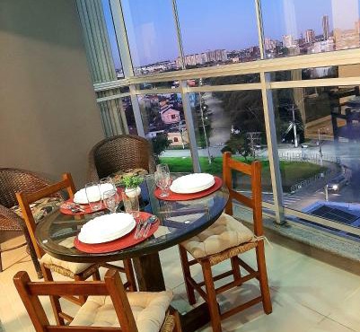 Studio Xavante 615A - com garagem, portaria 24h e uma vista linda!