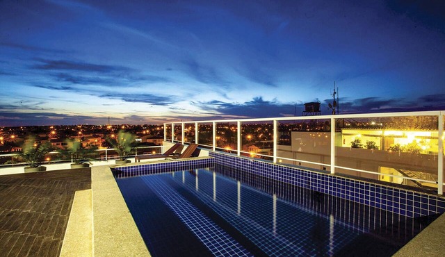 Stylish Room Steps from Vilas do Atlântico Beach Retreat | Rooftop Pool in Bahia