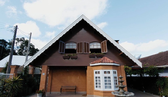 Swiss Chalet style house