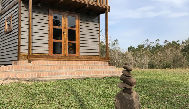 Tiny House Garden - Silver Coin - view of the canyons in Praia Grande