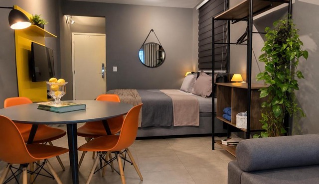 Varanda Mar Apartamento 100m da Praia no Canal 4 in Santos