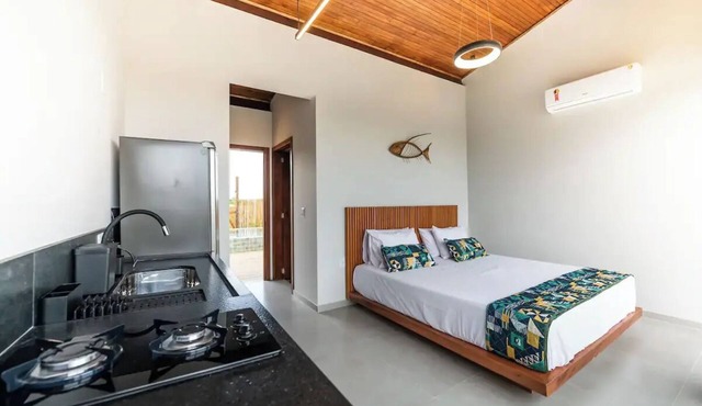 Vila Gema Casa Emeralda com piscina 2 pessos em Barra Grande in Maraú