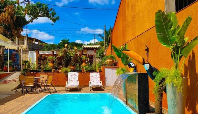 VIP House São Pedro | LED Pool, Gourmet Area and Air Conditioning