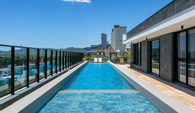 WI-FI 100MB | Rooftop with Pool in Jurerê #JA23
