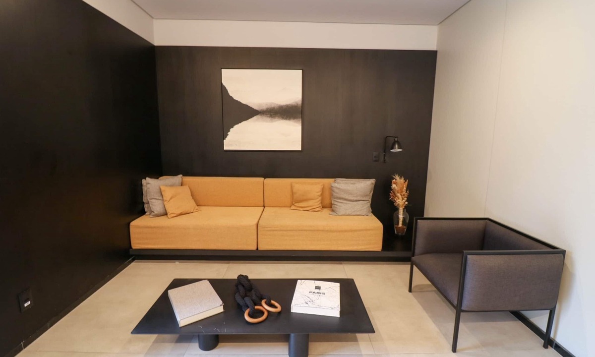 Campo Belo Apartment | Studio Moderno GO Balkon Campo Belo - SP