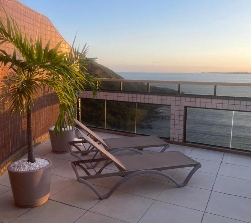 Praia do Morro Apartment | Paraíso à vista Cobertura Linear Canto Nobre