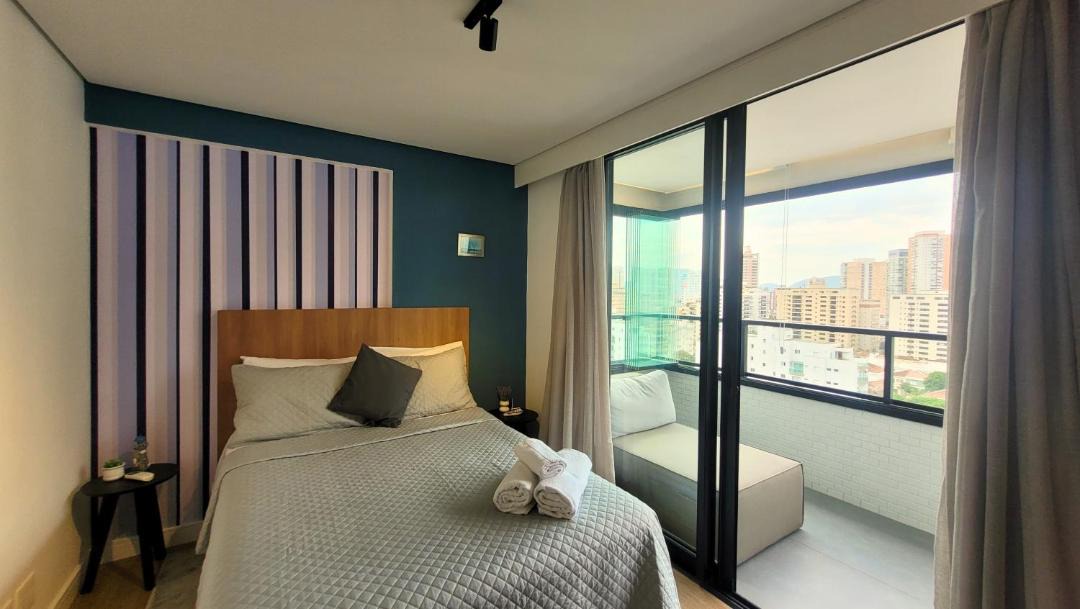Ponta da Praia Apartment | Book Santos Housi 133 - Econômico na Ponta da Praia