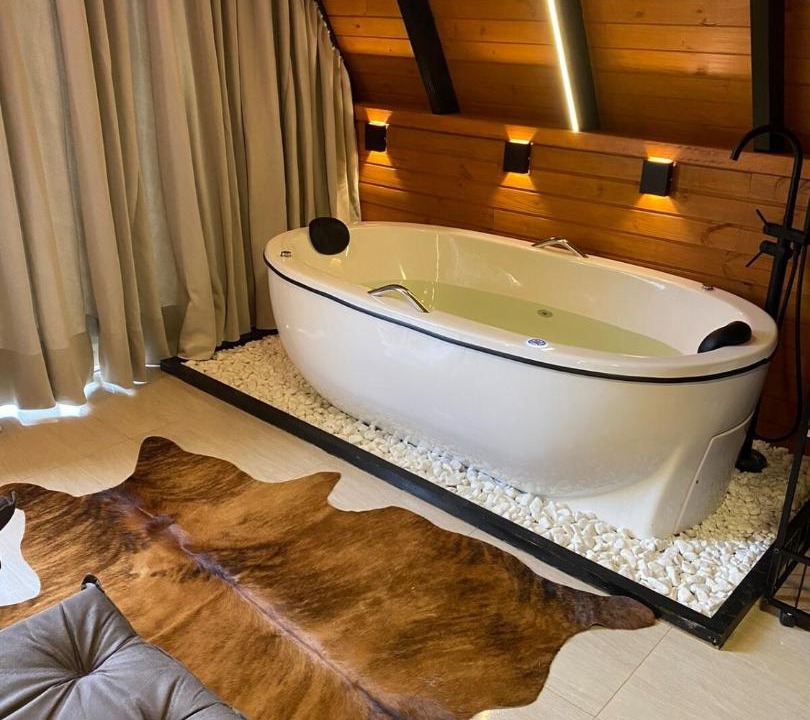 Sao Martinho Apartment | Cabana A Frame Romantica com Banheira e Vista