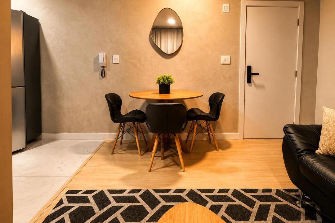 Centro Apartment | Studio 706 Premium no Centro de Chapecó com Sacada, Piscina, Academia e Vaga Garagem - Prédio Alto Padrão