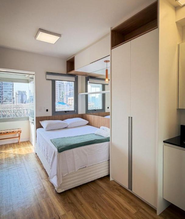 Santo Amaro Apartment | Be Urban - 1704 · Be Urban Metrô Brooklin |Consulado|Berrini| 1704