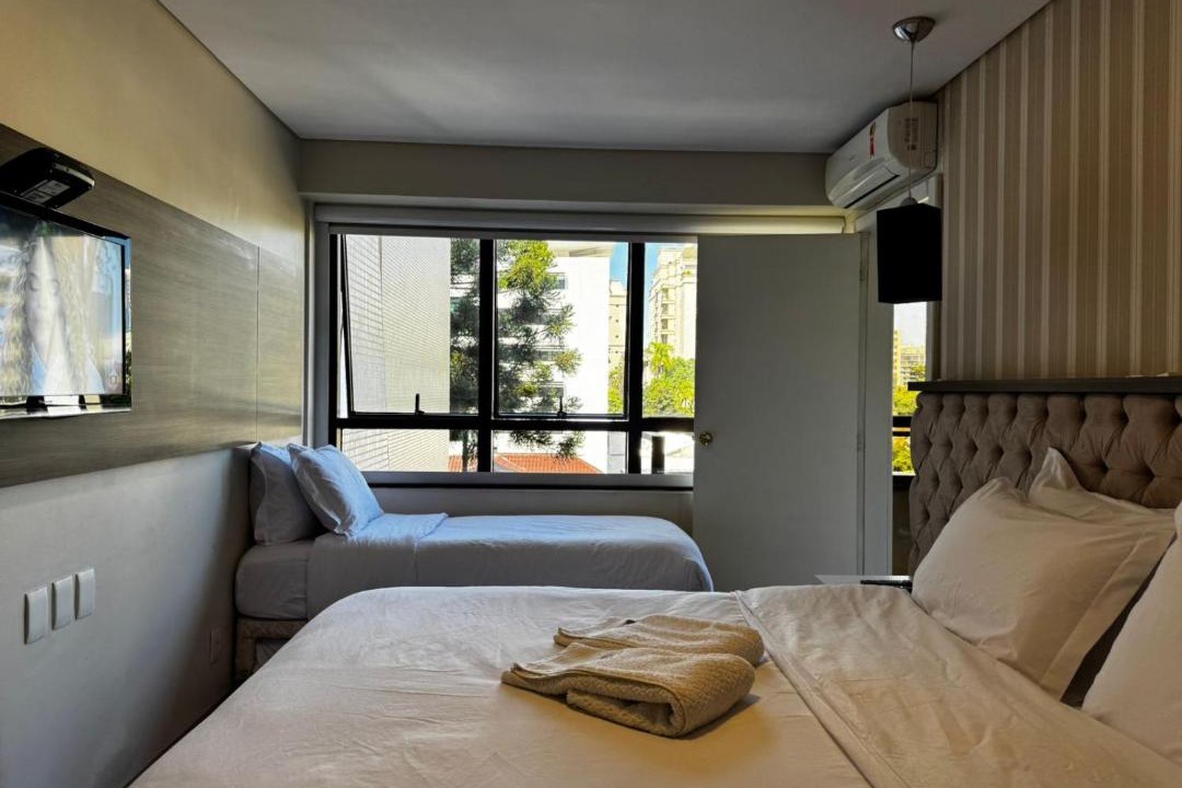 Matriz Apartment | Apto Batel dentro do Hotel com Vaga e Piscina