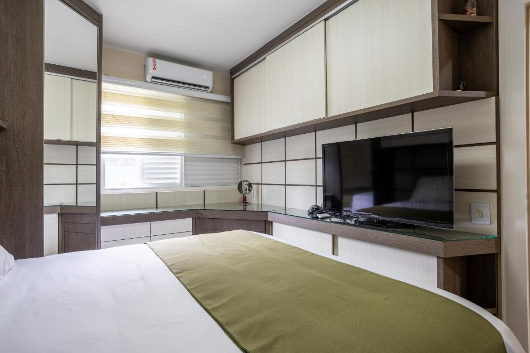 Ingleses Norte Apartment | 2 QUARTOS a 40 m DO MAR, praia dos INGLESES, ampla PISCINA, QUADRAS DE ESPORTE, Estacionamento, Portaria 24h, PARQUE INFANTIL, Wi-Fi 360mbps e Cozinha Completa