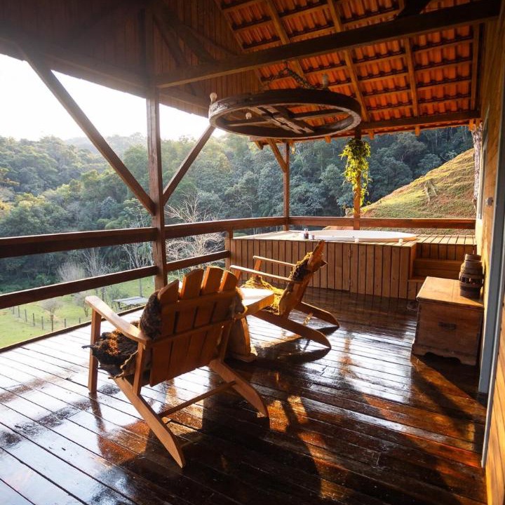 Testo Salto Ski Chalet | Cabana Por do Sol