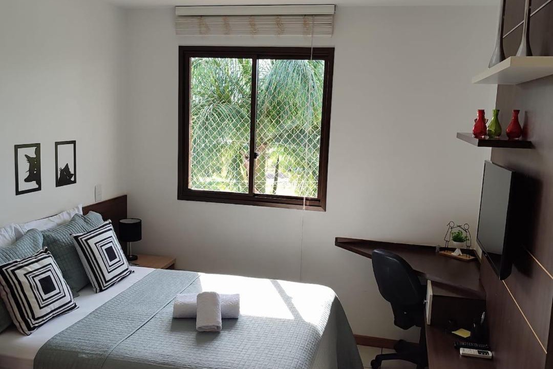Smin Apartment | Apt 2 Suítes no Life Resort com Vista parcial para o Lago e lazer completo