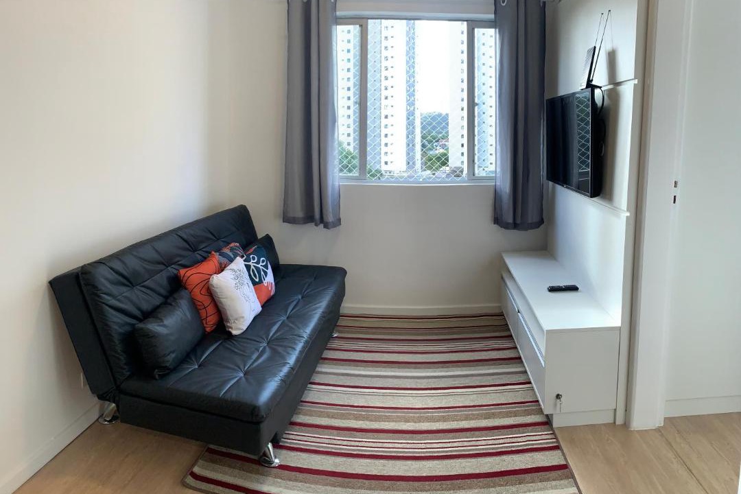 Bigorrilho Apartment | 505 - Apartamento Lindo, amplo e decorado, mobiliario moderno, cozinha completa com utensílios , Excelente vista da cidade e localização privelegiada no bairro Bigorrilho proxímo de shopping e parques