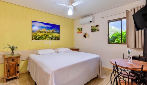 Basic Double or Twin Room, 1 Bedroom, Balcony, Garden View