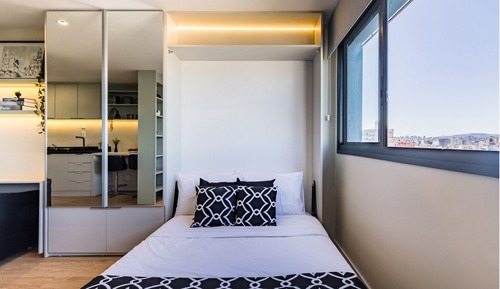 Superior Apartment, 1 Queen Bed, Kitchen