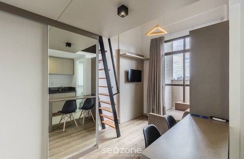 Mossungue Apartment | Estúdio Moderno com Churrasqueira e Garagem ECO1110
