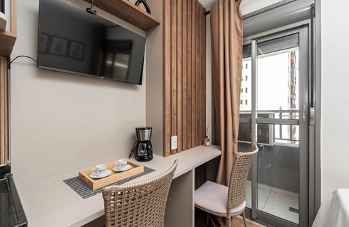 Vila Pompeia Apartment | Studio com Academia a 350 m do Allianz Parque