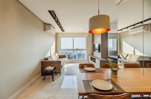 Petropolis Apartment | Loft de luxo com Garagem no Petrópolis AHO1402