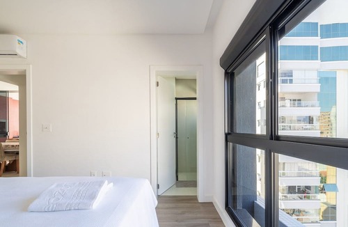 Castelo Branco Apartment | Apto 2Q c/churrasq. 500m da Meia Praia ROT1001