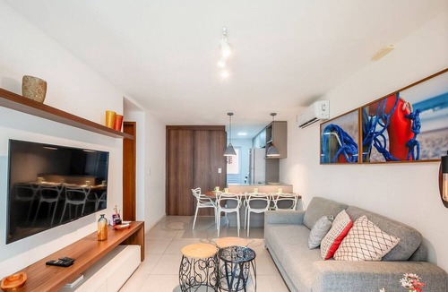 Jenipabu Apartment | Porto Smeralda Guarajuba Apt w/Balcony - Psmc003