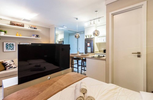 Bigorrilho Apartment | Studio Moderno Ap 32
