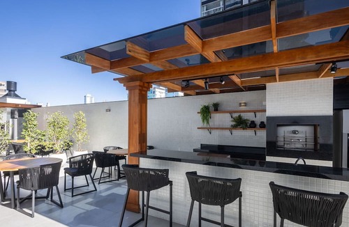 Centro Apartment | MHFA Studios em Prédio Luxuoso Vista Mar