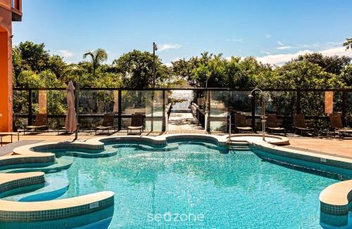 Jurere Apartment | Ocean View Studio in Luxury Resort - Jurerê JBV124