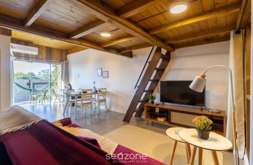 Alto Ribeirao Leste Apartment | Rustic loft w/patio+garden near beach NDE0002