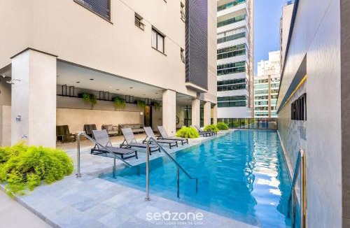 Andorinha Apartment | Ap in Condo with Pool 350m from Meia Praia IFT0808