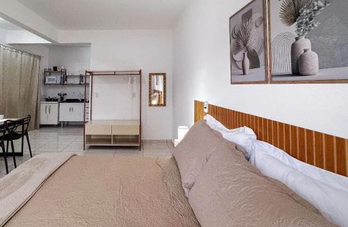 Santa Terezinha Apartment | Studio completo p/2 | Sem taxa de limpeza | Com máquina de lavar